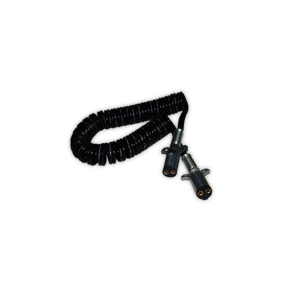 2-Way Coiled Cable 4 Ga 12'